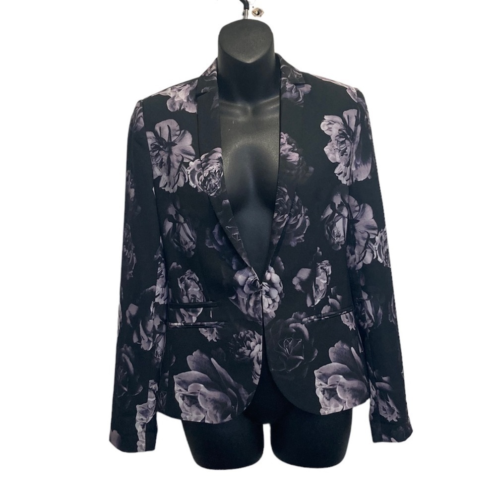 RW & Co floral blazer 00